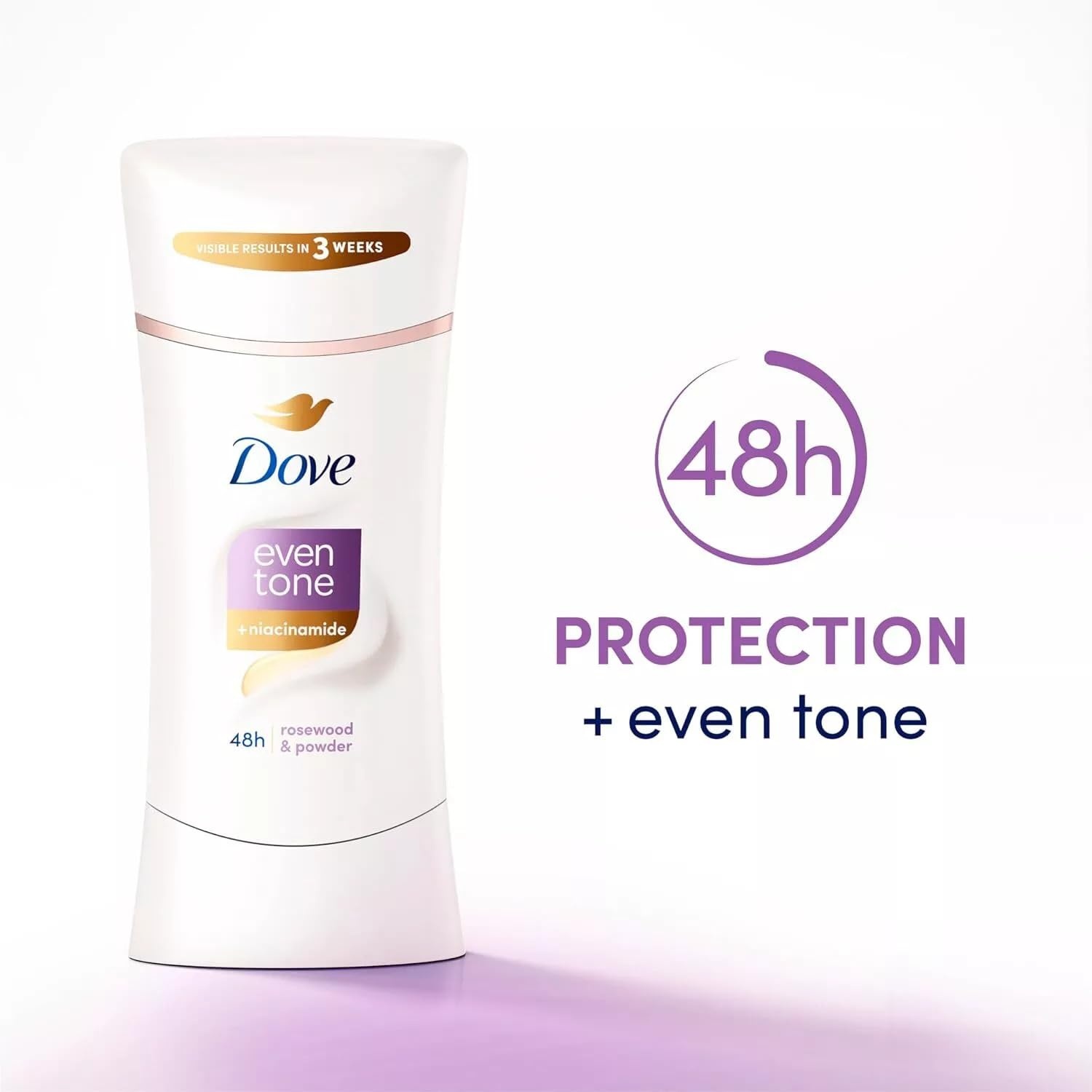 image:imageDove Even Tone Antiperspirant Stick Peach Blossom amp Rice Milk 3PK 26 oz26 Ounce Pack of 3