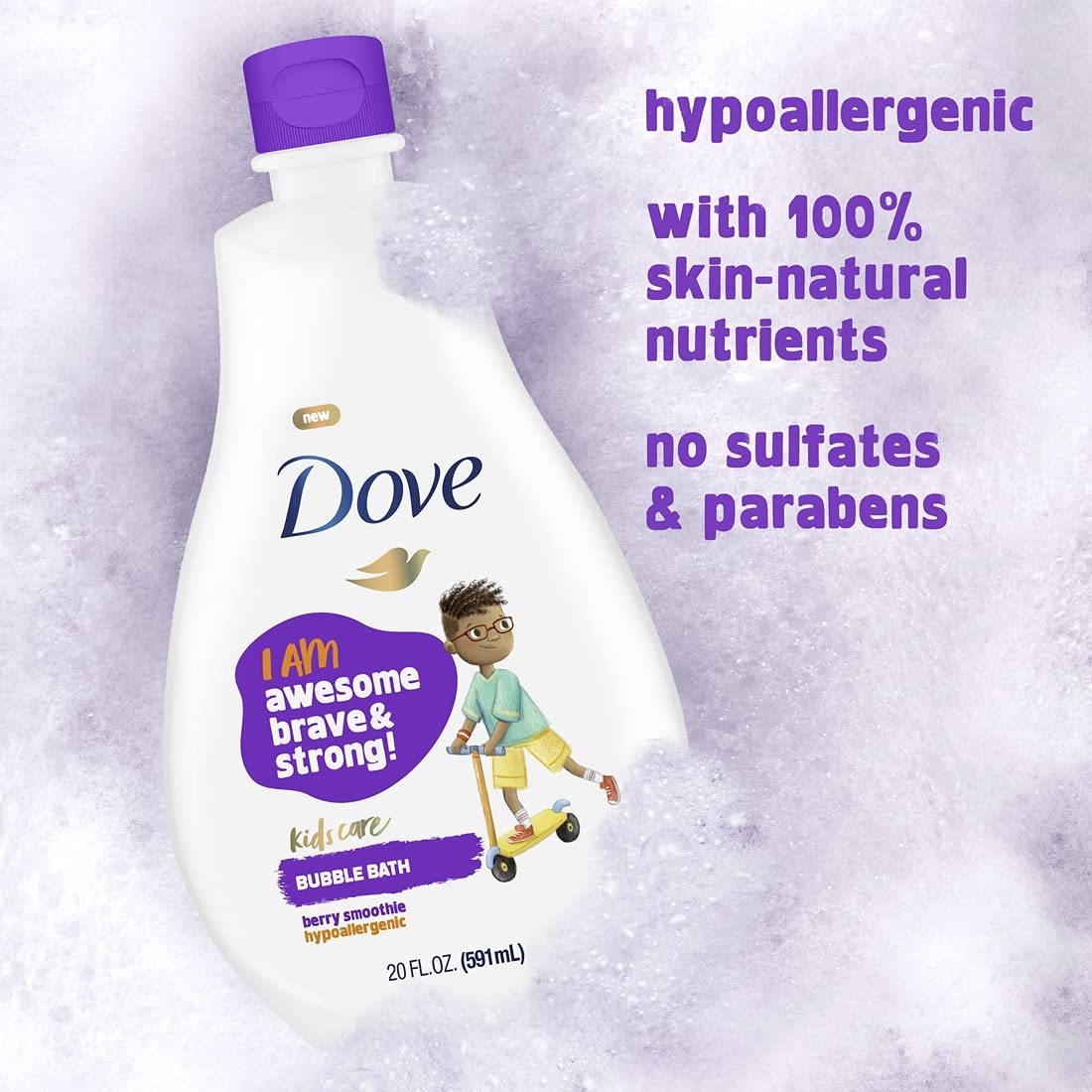 image:imageDove Foaming Body Wash For Kids 4 Count Berry Smoothie Hypoallergenic Skin Care 135 ozBerry Smoothie