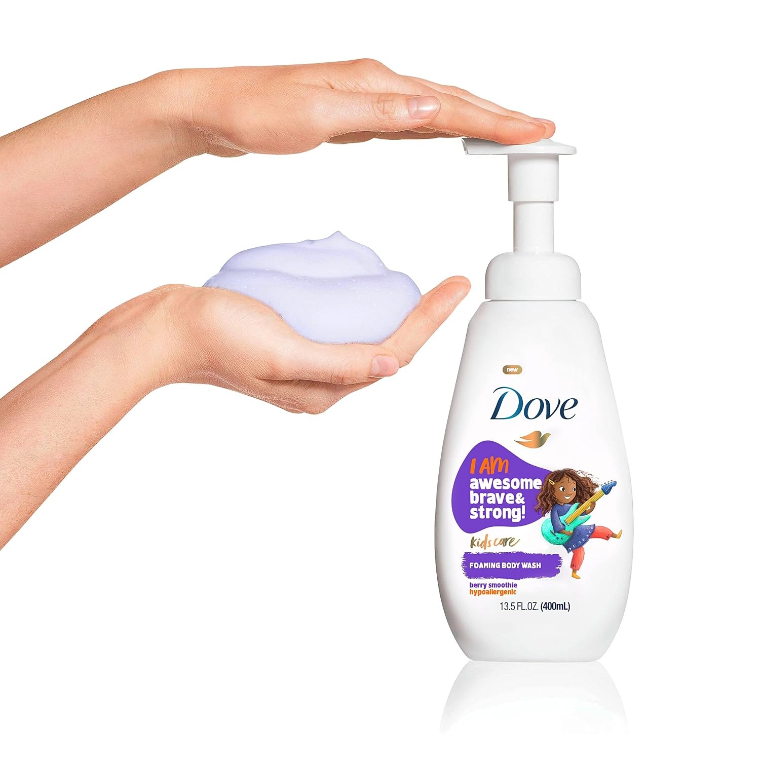 image:imageDove Foaming Body Wash For Kids 4 Count Berry Smoothie Hypoallergenic Skin Care 135 ozBlueberry