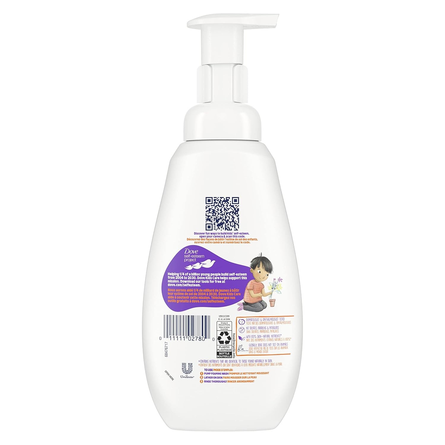 image:imageDove Foaming Body Wash For Kids 4 Count Berry Smoothie Hypoallergenic Skin Care 135 ozBlueberry