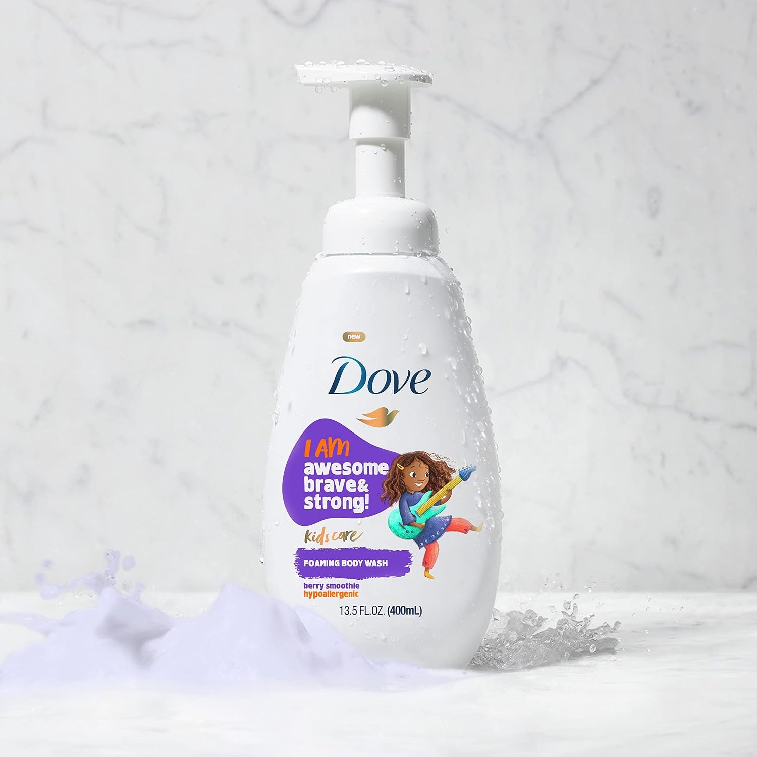 image:imageDove Foaming Body Wash For Kids 4 Count Berry Smoothie Hypoallergenic Skin Care 135 ozBlueberry