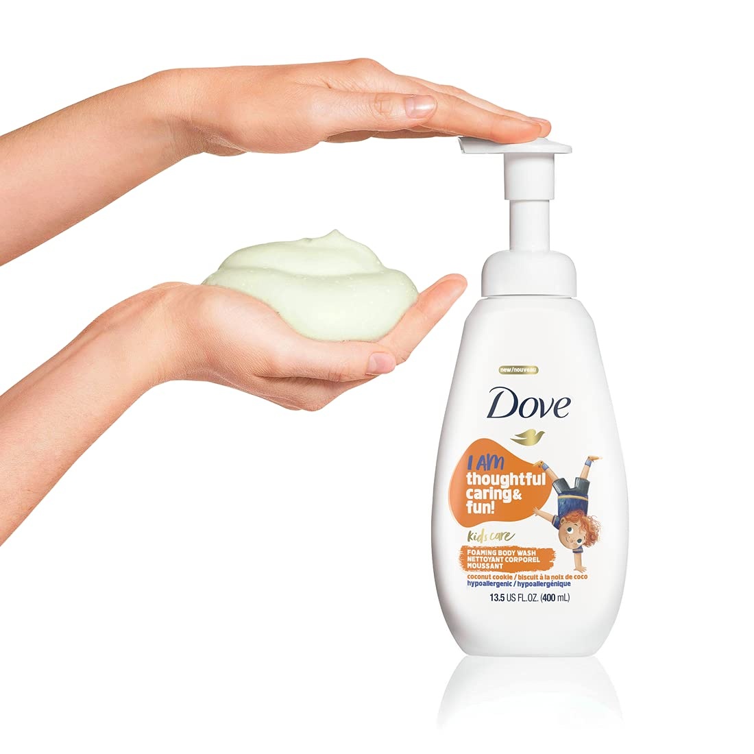 image:imageDove Foaming Body Wash For Kids 4 Count Berry Smoothie Hypoallergenic Skin Care 135 ozCoconut Cookie