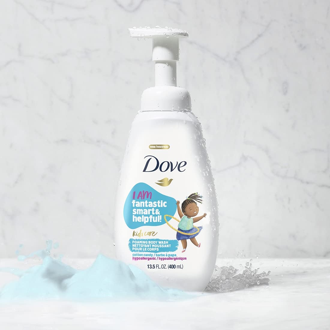 image:imageDove Foaming Body Wash For Kids 4 Count Berry Smoothie Hypoallergenic Skin Care 135 ozCotton Candy