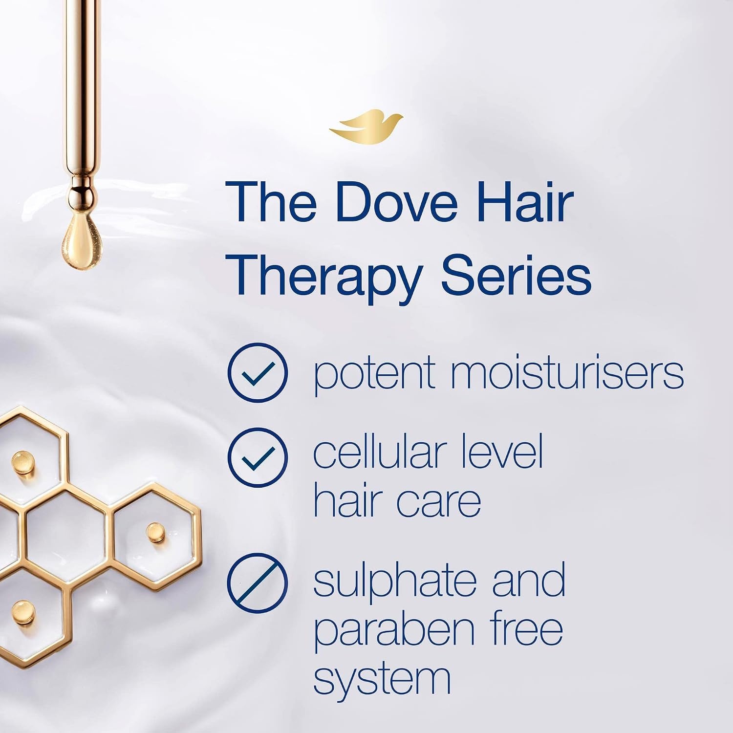 image:imageDove Hair Therapy Shampoo Breakage Remedy for Damaged Hair Hair Shampoo with NutrientLock Serum 338 ozBreakage Remedy