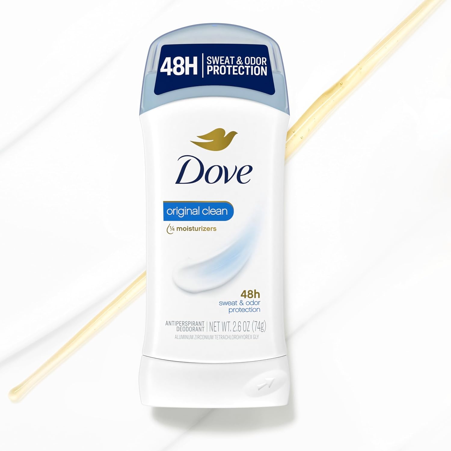 image:imageDove Invisible Solid Antiperspirant Deodorant Stick for Women Original Clean For All Day Underarm Sweat and Odor Protection 26 oz Pack of 626 Ounce Pack of 12