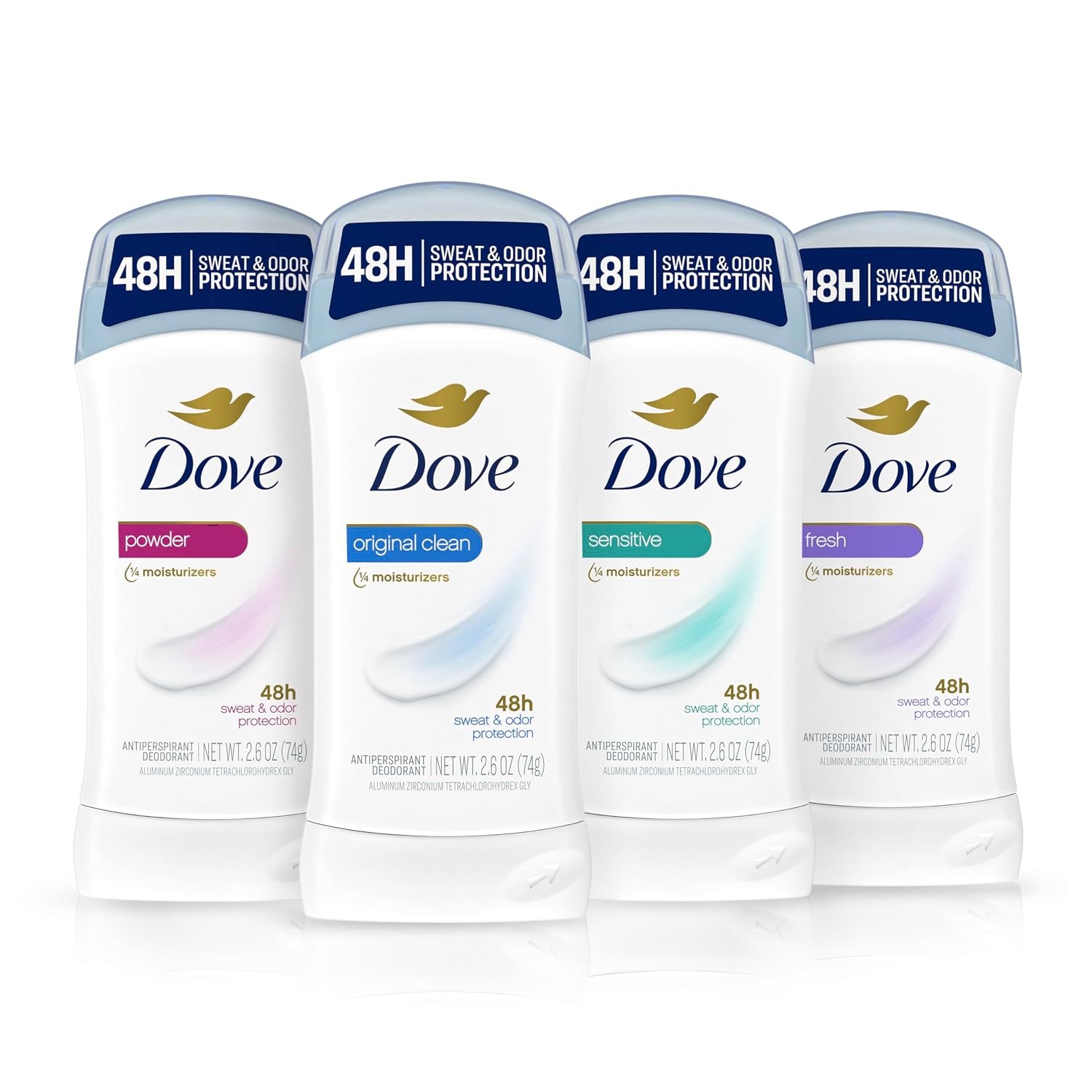 image:imageDove Invisible Solid Antiperspirant Deodorant Stick for Women Original Clean For All Day Underarm Sweat and Odor Protection 26 oz Pack of 626 Ounce Pack of 12