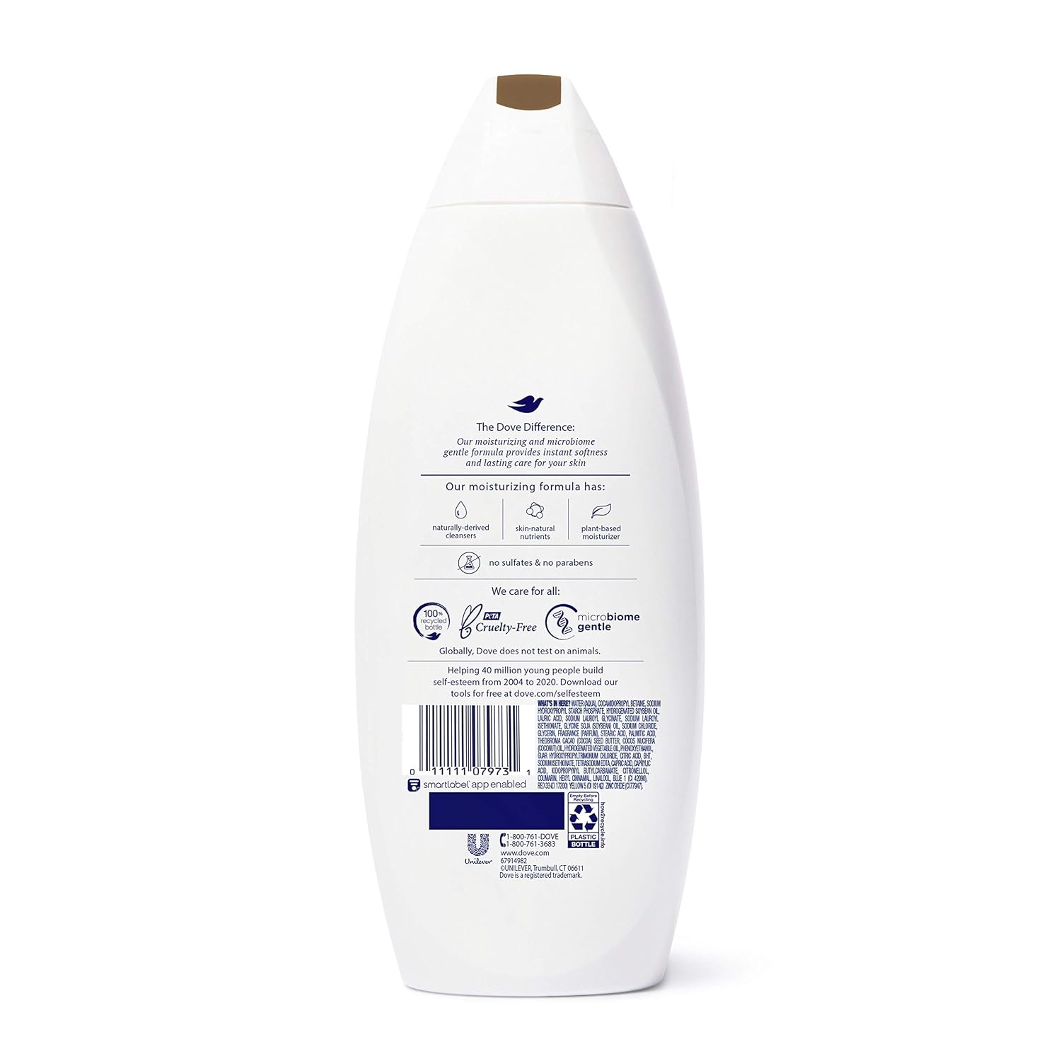 image:imageDove Purely Pampering Body Wash for Dry Skin Coconut Butter and Cocoa Butter Effectively Washes Away Bacteria While Nourishing Your Skin 22 oz 4 count24 Fl Oz Pack of 2