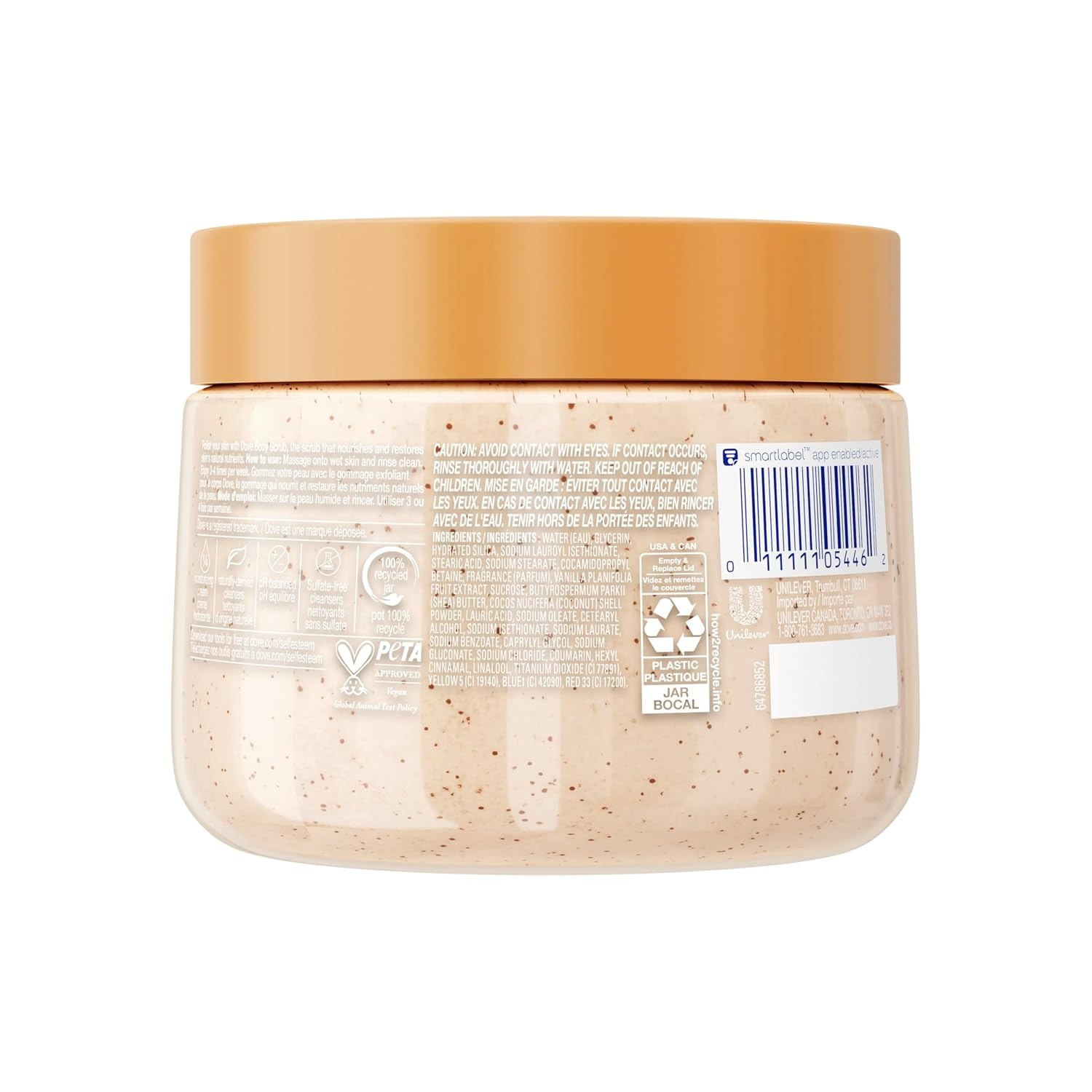 image:imageDove Vanilla Sugar amp Shea Butter Body Scrub Exfoliates and Deeply 15 oz15 Ounce Pack of 1