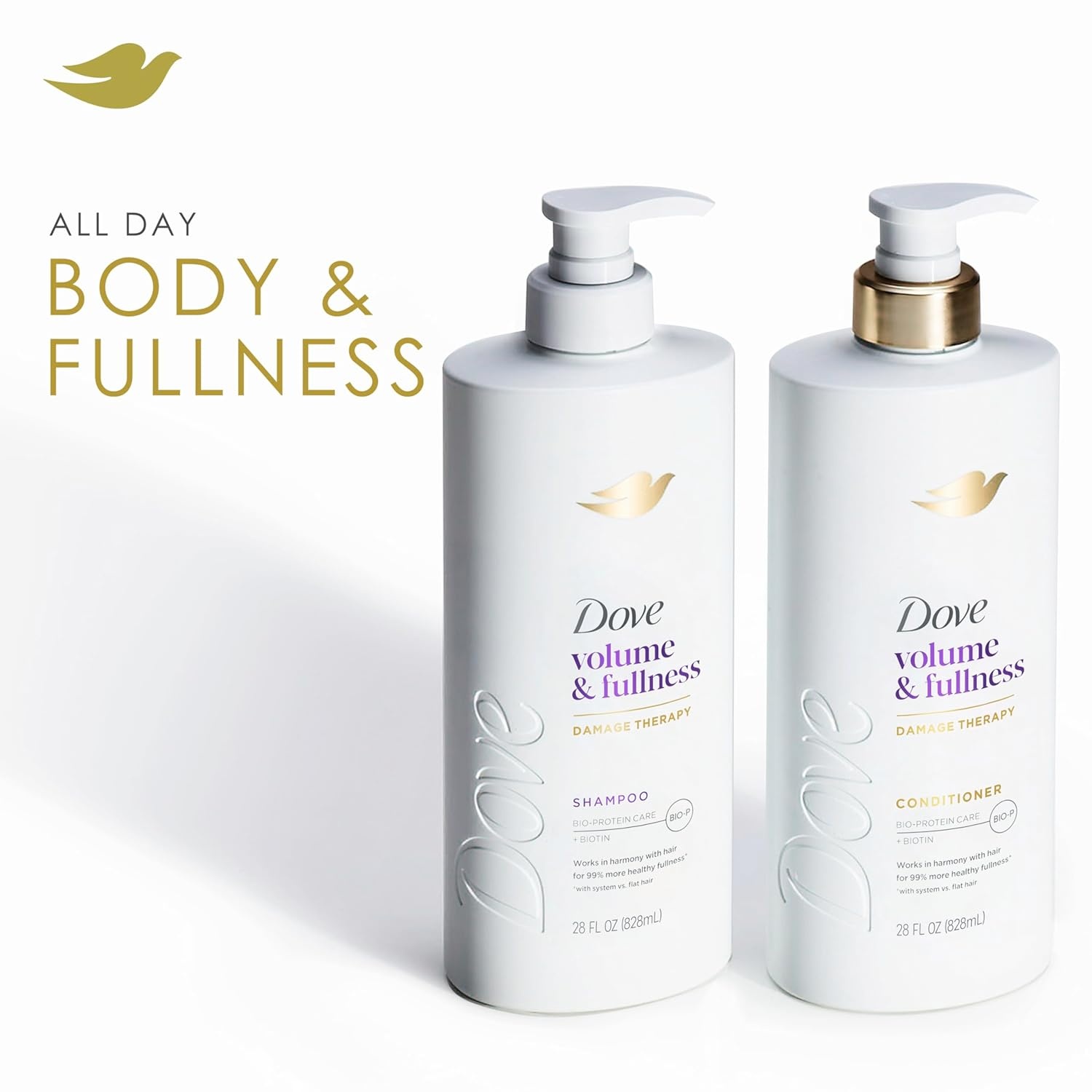 image:imageDove Volume amp Fullness Conditioner Volumizing for Thin Hair Biotin 28oz
