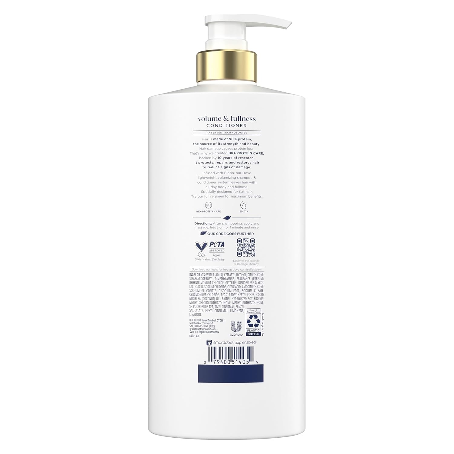 image:imageDove Volume amp Fullness Conditioner Volumizing for Thin Hair Biotin 28oz