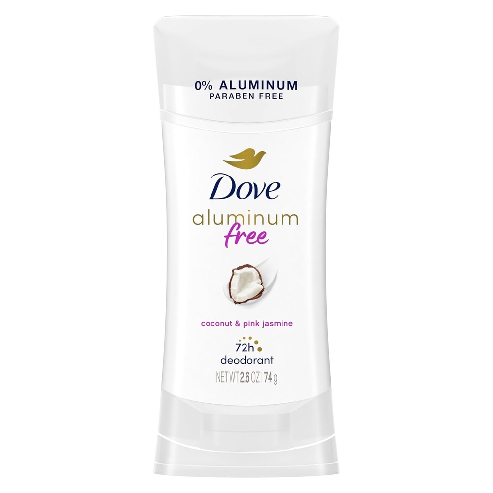 image:imageDove 0 Aluminum Deodorant for Women  Moisturizers Cucumber amp Green Tea with 24Hour Odor Protection26 Ounce Pack of 3Coconut and Pink Jasmine
