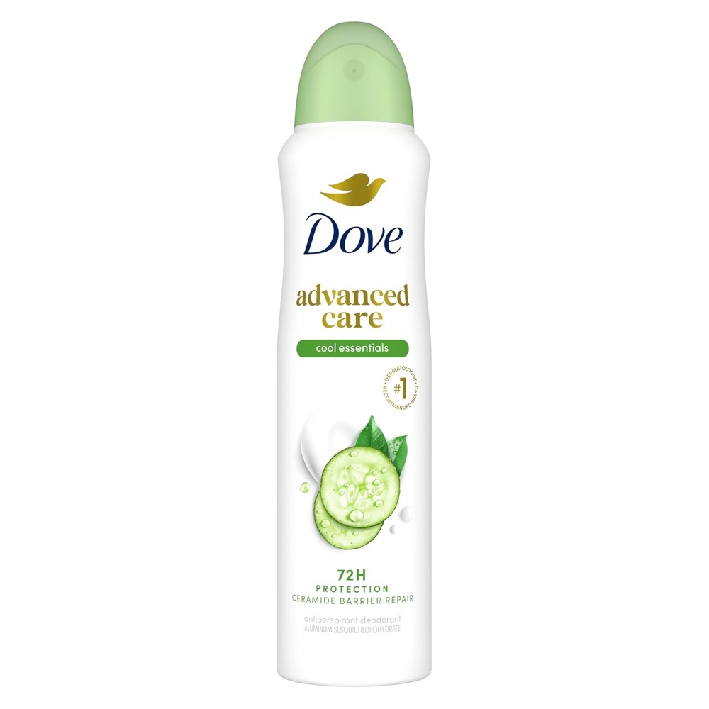 image:imageDove Advanced Care Antiperspirant Deodorant Spray Cool Essentials 38oz 4PK38 Ounce Pack of 1