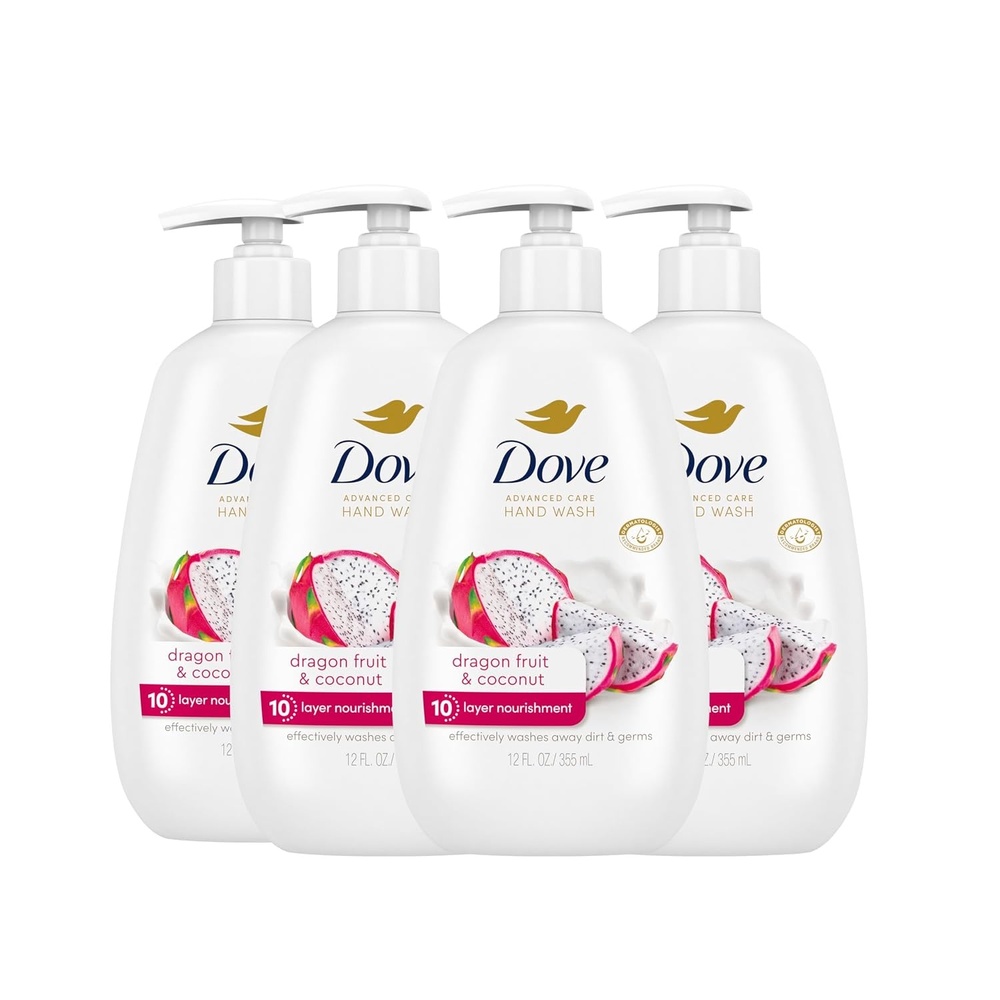 image:imageDove Advanced Care Hand Wash 4 Count Dragonfruit amp Coconut