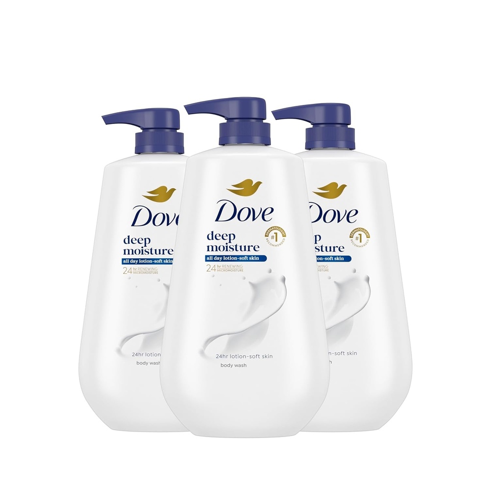 image:imageDove Body Wash Deep Moisture 306 oz Pump 3 Pack Sulfate Free306 Fl Oz Pack of 3