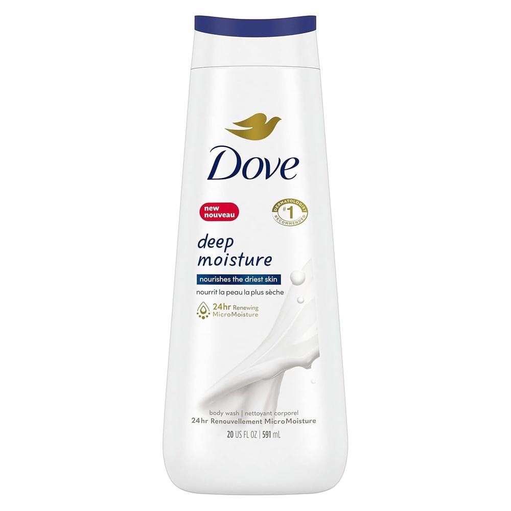 image:imageDove Body Wash Deeply Nourishing Value Size 3Pack Moisturizing Shower Soap Liquid for Softer Smoother Skin 338 Oz Ea22 Fl Oz Pack of 1