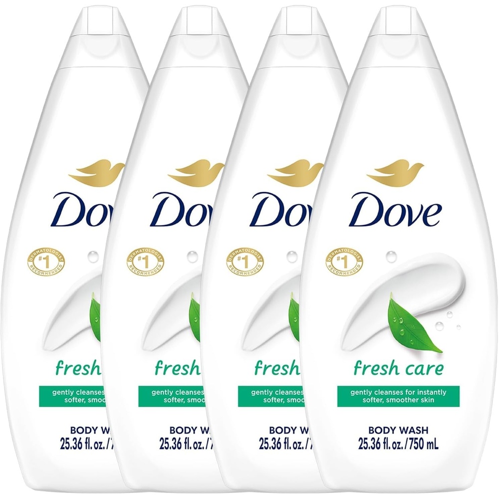 image:imageDove Body Wash Deeply Nourishing Value Size 3Pack Moisturizing Shower Soap Liquid for Softer Smoother Skin 338 Oz Ea22 Fl Oz Pack of 20