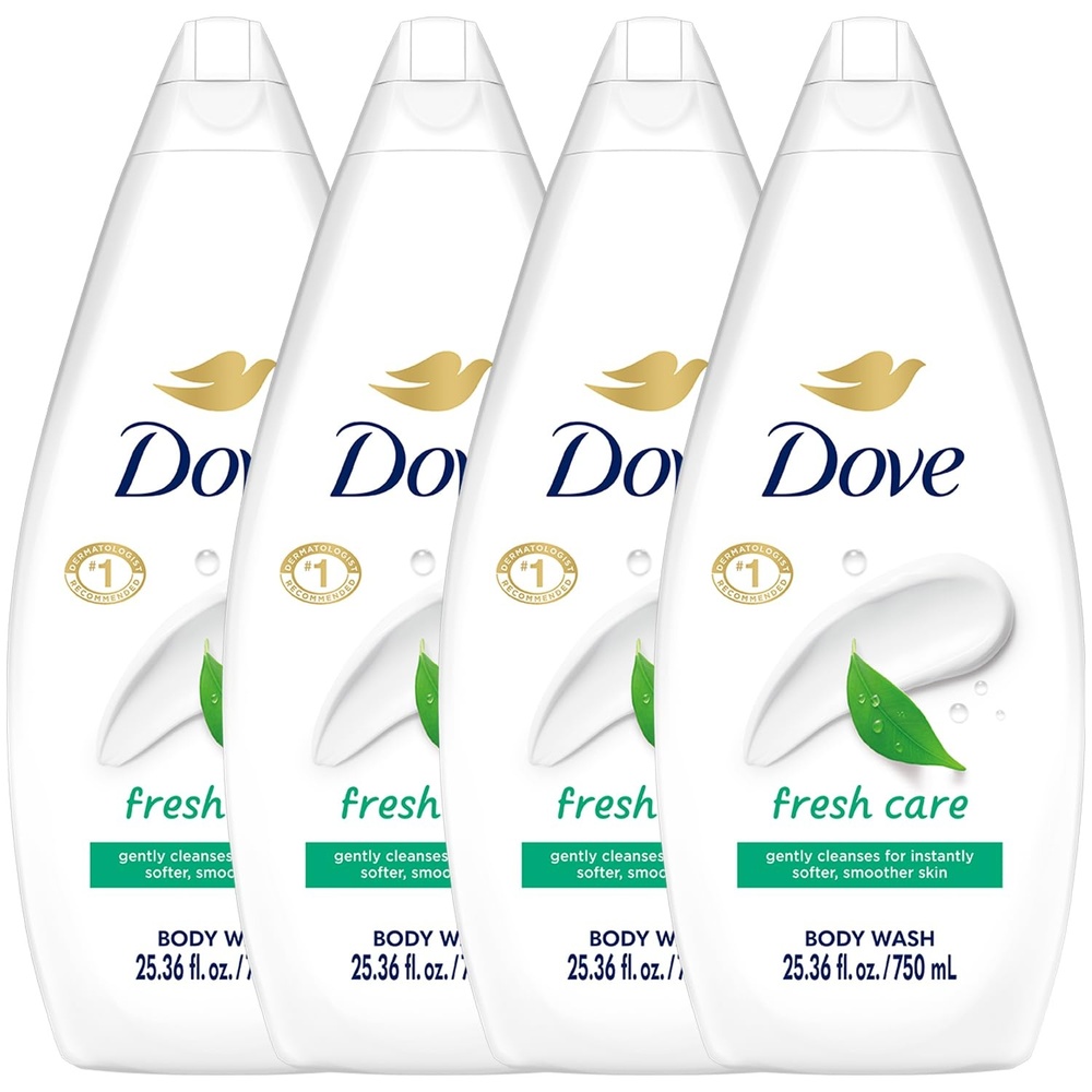 image:imageDove Body Wash Deeply Nourishing Value Size 3Pack Moisturizing Shower Soap Liquid for Softer Smoother Skin 338 Oz Ea22 Fl Oz Pack of 4