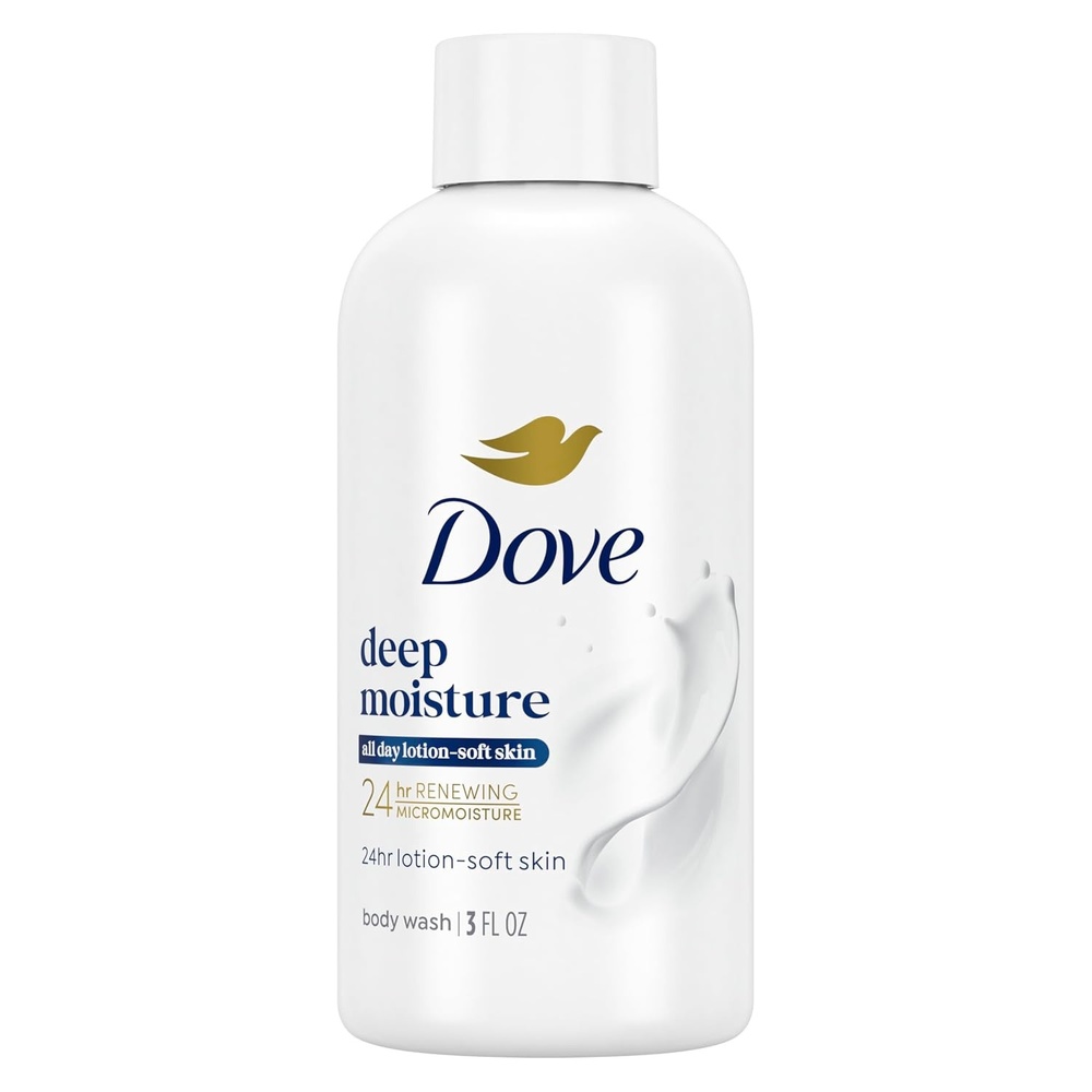 image:imageDove Body Wash Deeply Nourishing Value Size 3Pack Moisturizing Shower Soap Liquid for Softer Smoother Skin 338 Oz Ea3 Fl Oz Pack of 24