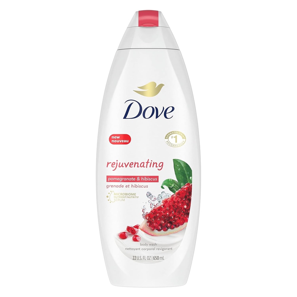 image:imageDove Body Wash for Softer Smoother Skin After Just One Use Rejuvenating Pomegranate and Hibiscus Tea Effectively Washes Away Bacteria While Nourishing Your Skin 22 Fl Ounce Pack of 4Revive