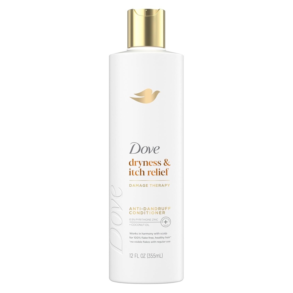 image:imageDove Damage Therapy Derma Conditioner Dryness Itch for Flaky Scalp with Pyrithione Zinc and Coconut Oil 12 Fl OzCoconut