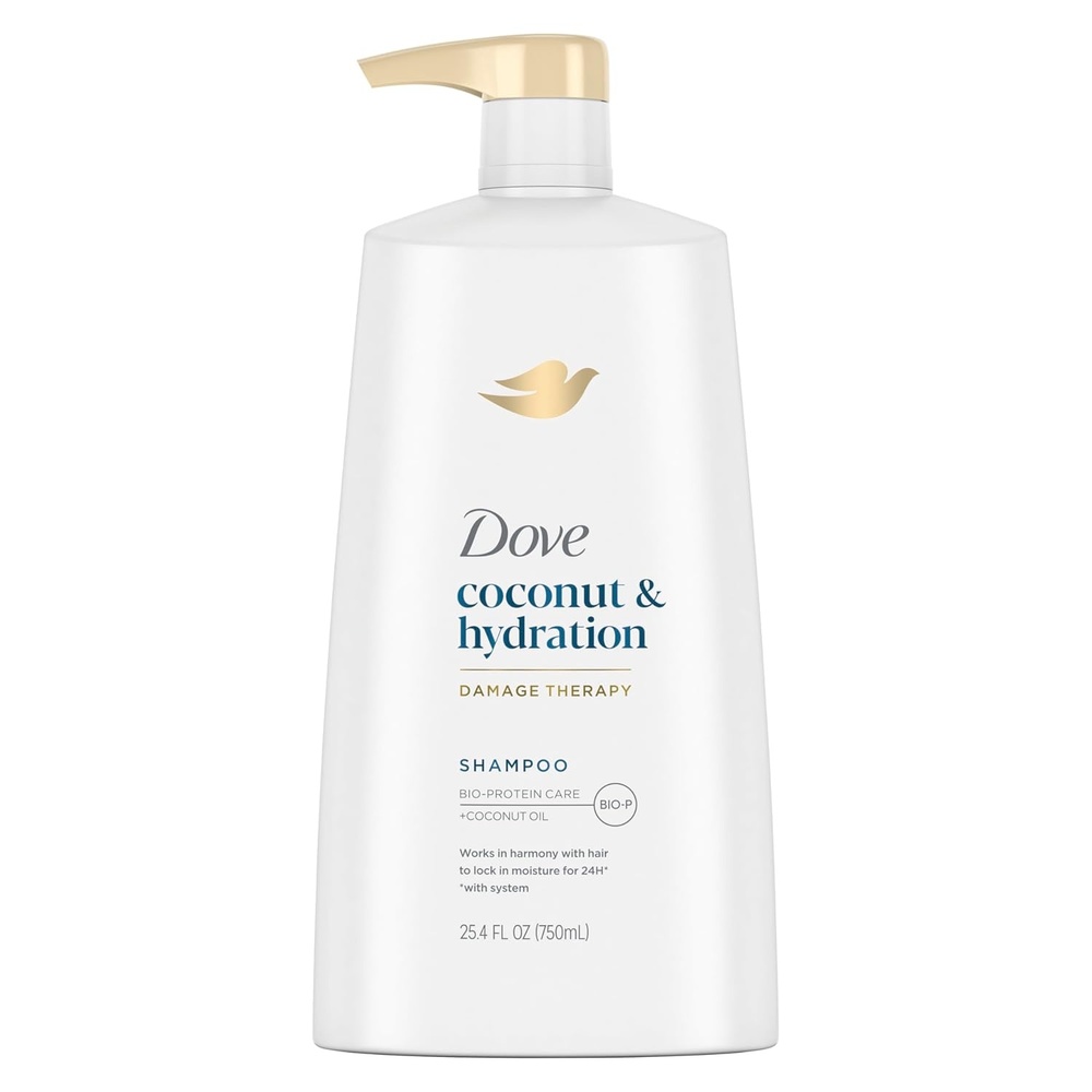 image:imageDove Damage Therapy Shampoo Daily Moisture for Dry Hair Shampoo with BioProtein Care 204 fl oz254 Fl Oz Pack of 1