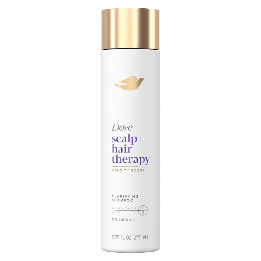 image:imageDove Density Boost Clarifying Shampoo Scalp Hair Therapy for Gentle Cleansing with Vitamin B3 Zinc and 0 sulfates 925 oz925 Fl Oz Pack of 1