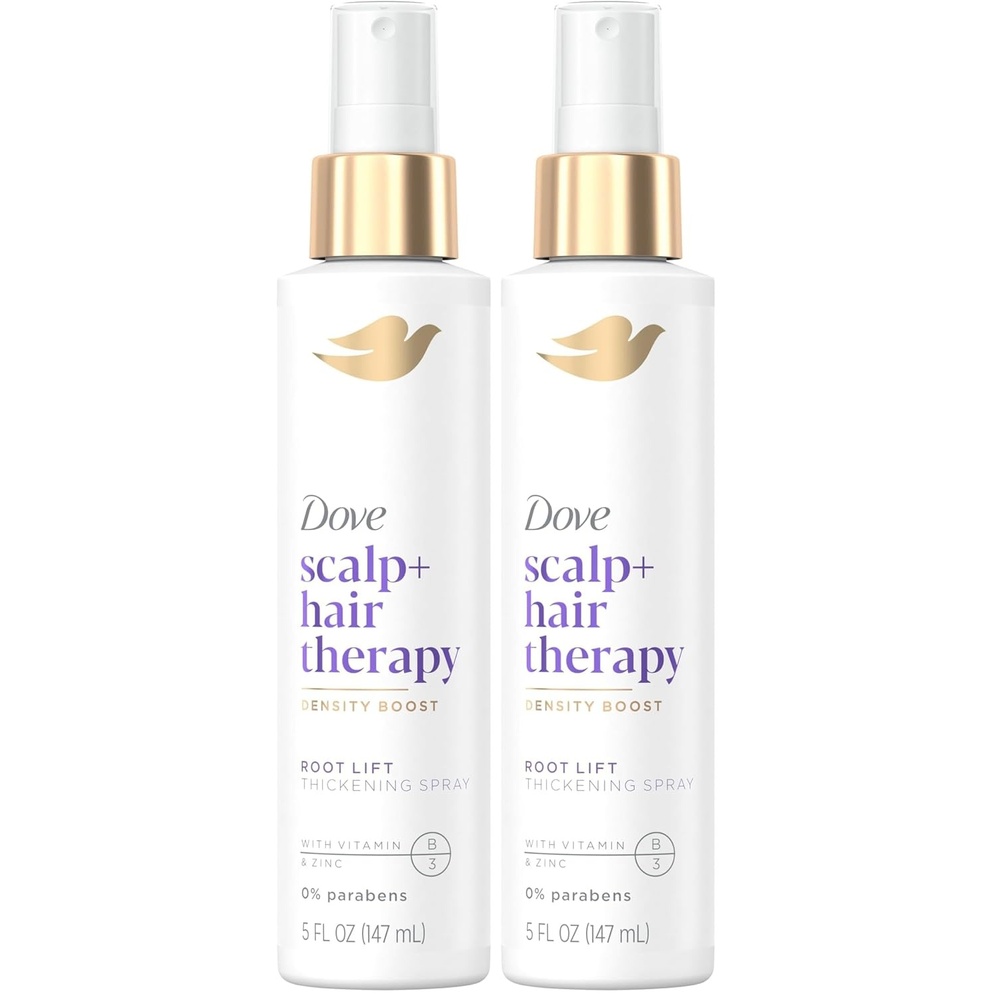 image:imageDove Density Boost Root Lift Thickening Spray for Fuller Hair and Scalp Therapy with Vitamin B3 Zinc and 0 sulfates 5 oz5 Fl Oz Pack of 2
