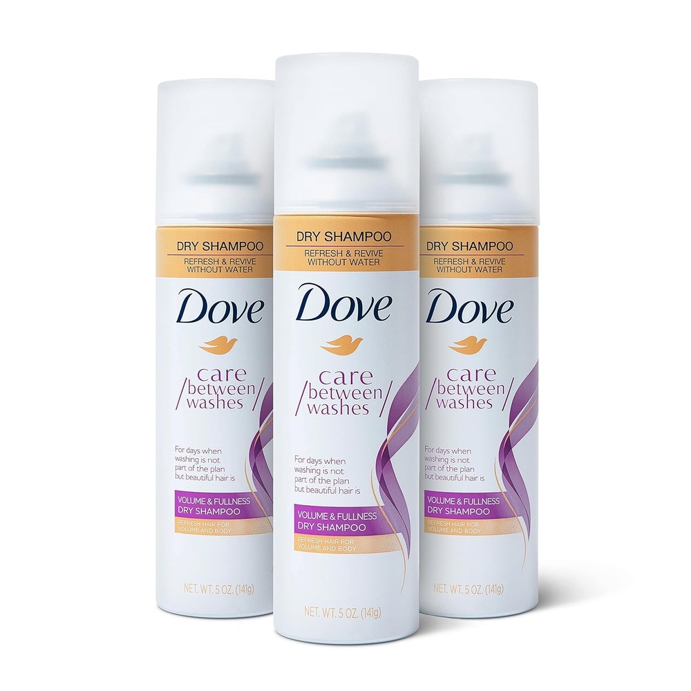 image:imageDove Dry Shampoo Volume and Fullness 3 Count Hair Treatment for Oily Hair Cleansing Hair Volumizer 5 oz