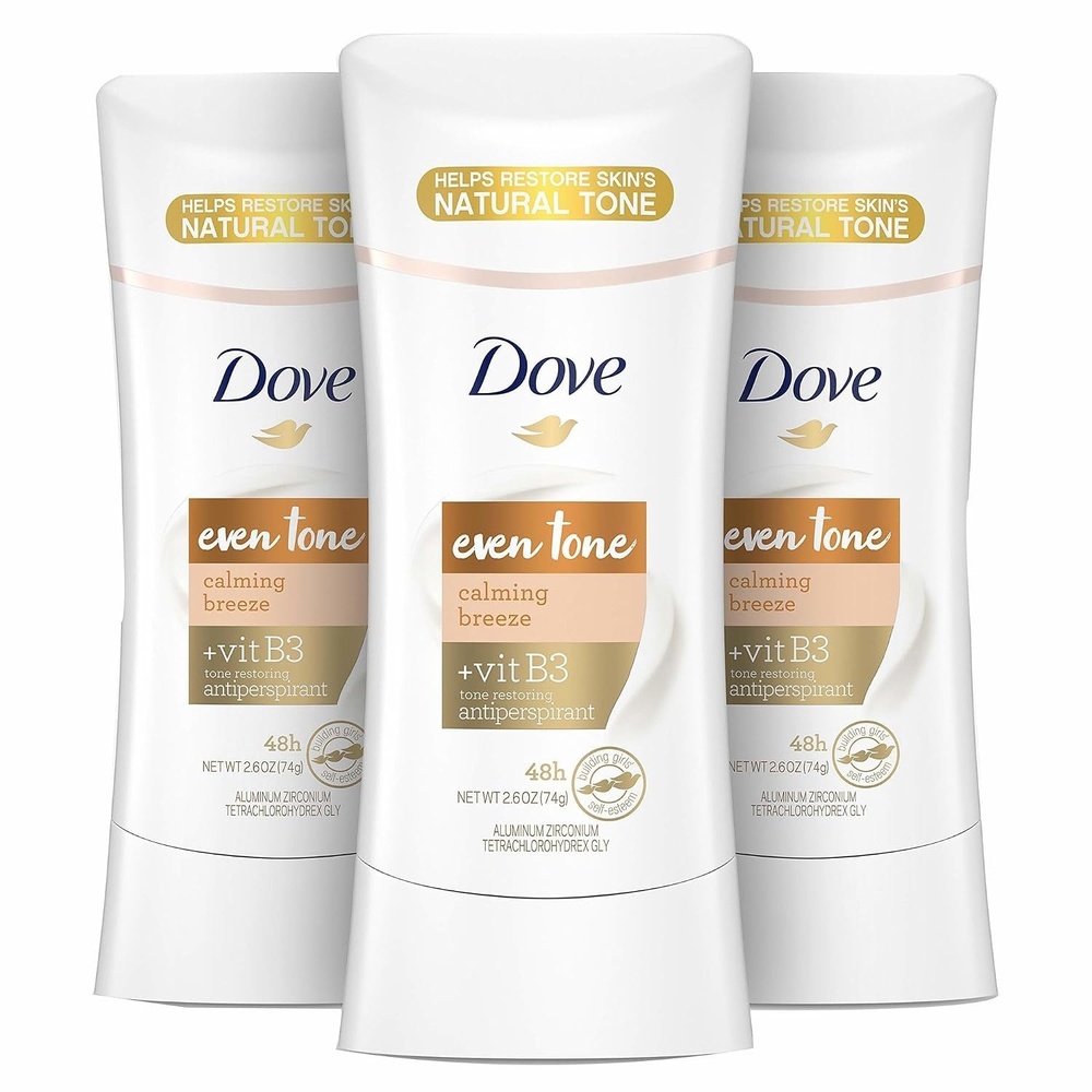 image:imageDove Even Tone Antiperspirant Stick Peach Blossom amp Rice Milk 3PK 26 oz26 Ounce Pack of 3