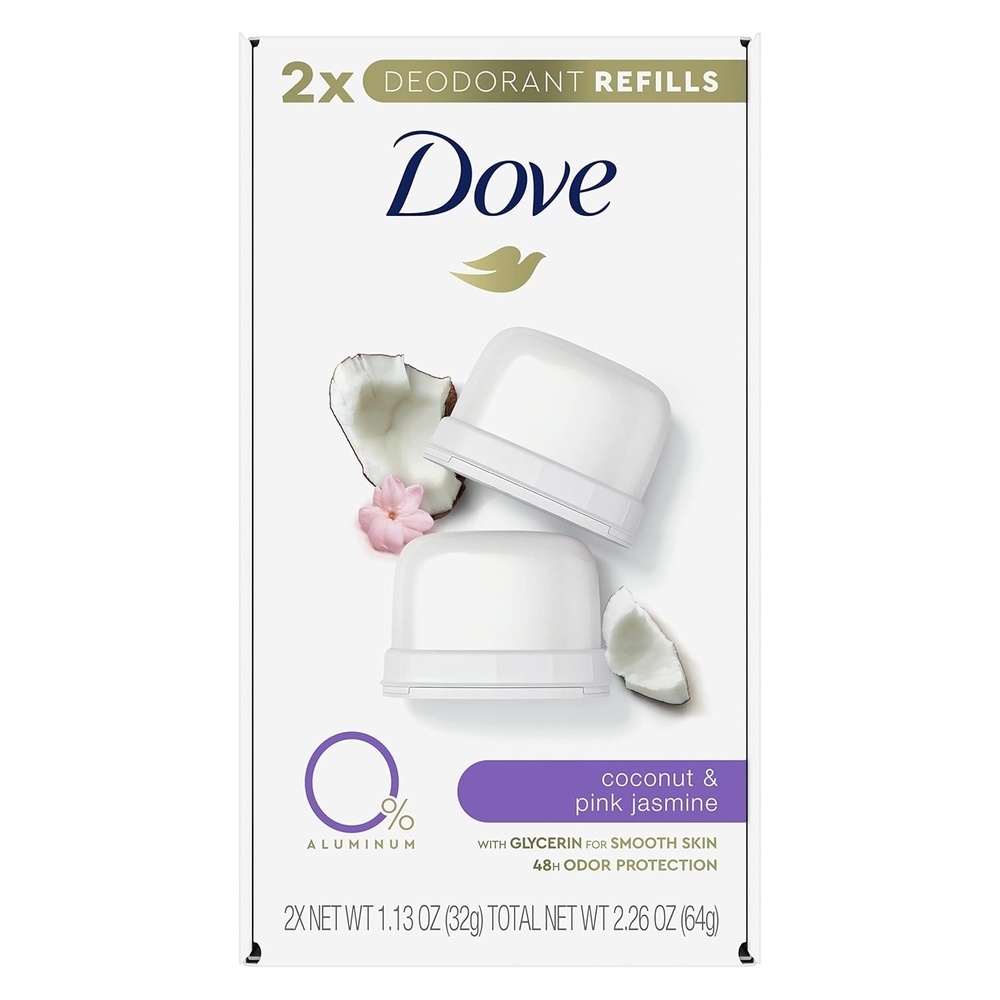 image:imageDove Refillable Deodorant Starter Kit Deodorant For Women Cucumber amp Green Tea 0 Aluminum 113 ozTropical