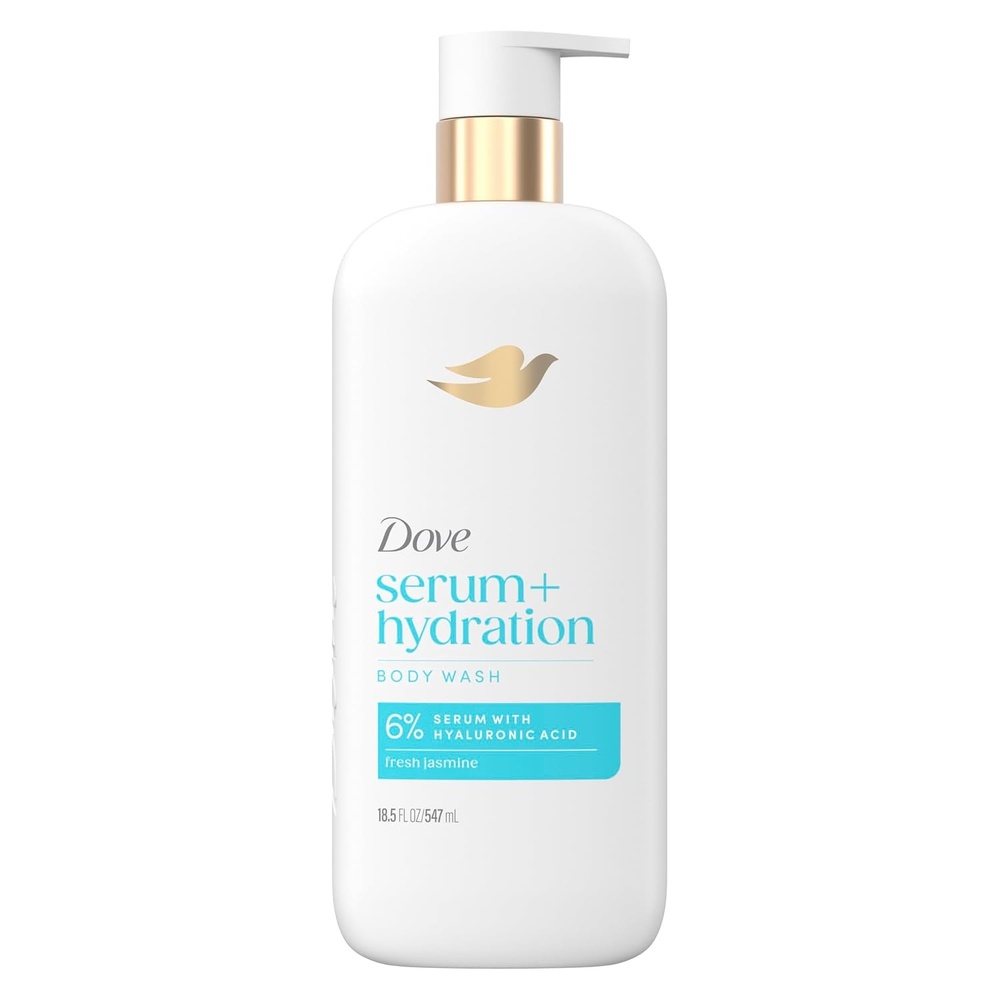 image:imageDove Serum Hydration Body Wash Hyaluronic Acid 6 Hydration Serum 185 ozFresh Jasmine Bloom