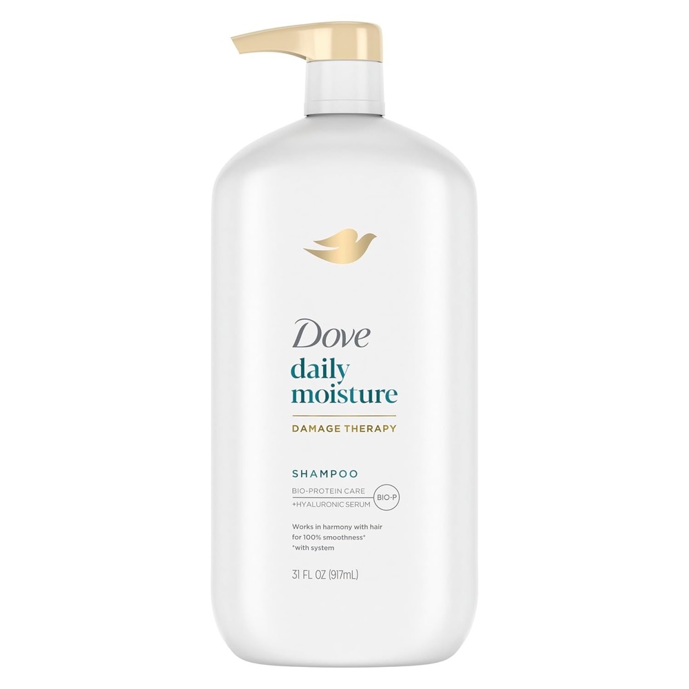 image:imageDove Ultra Care Shampoo Daily Moisture Pack of 4 for Dry Hair Shampoo with BioRestore Complex 31 oz