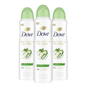 Dove Advanced Care Antiperspirant Deodorant Spray Cool Essentials 3.8oz 4PK(11.4 Ounce (Pack of 1))
