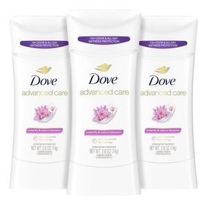 Dove Advanced Care Antiperspirant Stick Vanilla & Cocoa Butter 2.6 oz 3PK(Waterlily and Sakura Blossom)