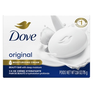 Dove Beauty Bar Gentle Skin Cleanser Moisturizing for Gentle Soft Skin Care Original Made With 1/4 Moisturizing Cream 3.75 oz, 14 Bars(2.6 Ounce (Pack of 36))