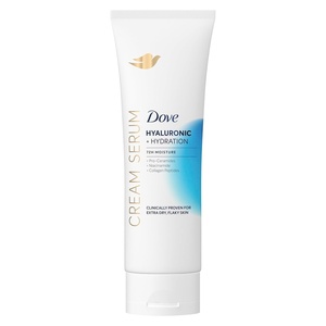 Dove Body Cream Serum Hyaluronic + Hydration for Extra Dry, Flaky Skin 8oz(8 Ounce (Pack of 1))