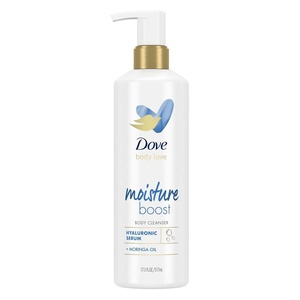 Dove Body loveDrylotionBodyUnisexHyaluronic Acid and Moringa OilAdultMoisture BoostBody washCruelty Free(Unscented)