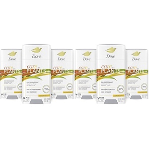 Dove Care by Plants Deodorant Stick for long-lasting deodorant protection Lemongrass aluminum free deodorant 2.6 oz 3 Count(2.6 Ounce (Pack of 6))