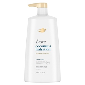 Dove Damage Therapy Shampoo Daily Moisture for Dry Hair Shampoo with Bio-Protein Care 20.4 fl oz(25.4 Fl Oz (Pack of 1))