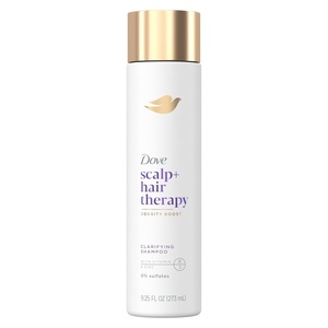 Dove Density Boost Clarifying Shampoo Scalp + Hair Therapy for Gentle Cleansing, with Vitamin B3, Zinc and 0% sulfates, 9.25 oz(9.25 Fl Oz (Pack of 1))