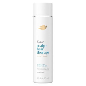 Dove Density Boost Hydrating Conditioner Scalp Therapy for Dry Hair, with Vitamin B3, Zinc and 0% Sulfates, 9.25 oz(9.25 Fl Oz (Pack of 1))