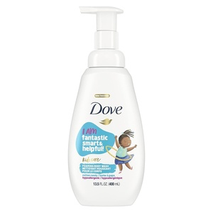 Dove Foaming Body Wash For Kids 4 Count Berry Smoothie Hypoallergenic Skin Care 13.5 oz(Unscented)