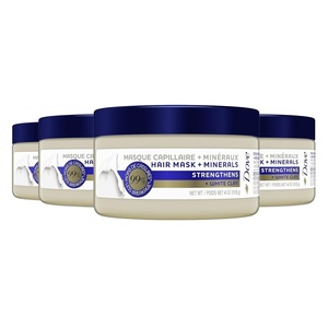 Dove Hair Mask – Strengthening Hair Mask for Damaged Hair and Hair Breakage, Minerals + White Clay, 4 oz, 4 Count