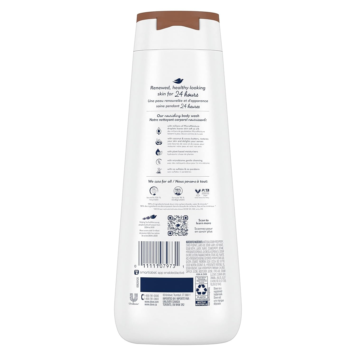 image:imageDove Body Wash Restoring Coconut amp Cocoa Butter 4 Count