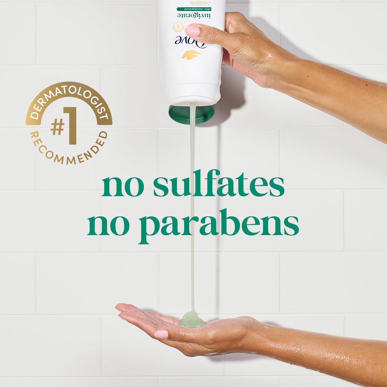 image:imageDove Body Wash with Pump 4 Count Invigorate Aloe amp Eucalyptus For 24hr LotionSoft Skin Moisturizing Skin Cleanser with No Sulfates No Parabens