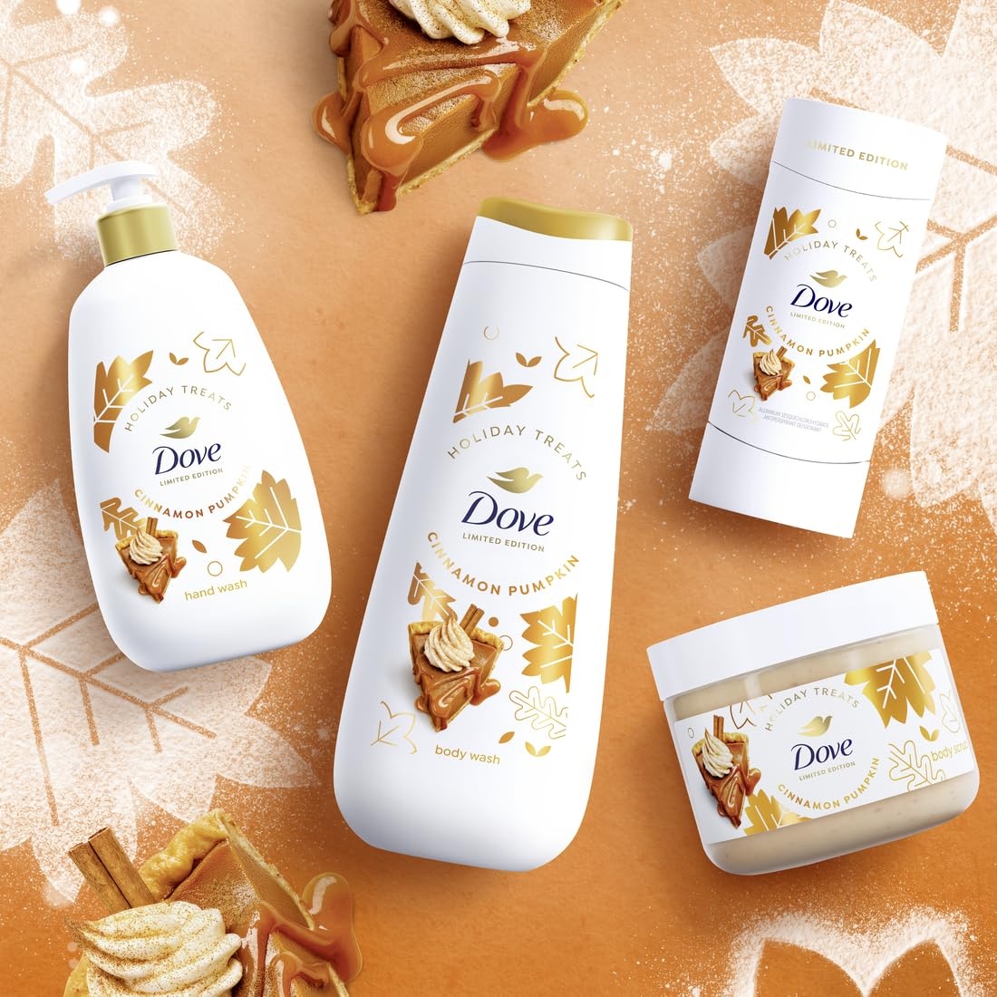 image:imageDove Limited Edition Holiday Treats Body Wash Cinnamon Pumpkin Pie 20 ozPumpkin Pie
