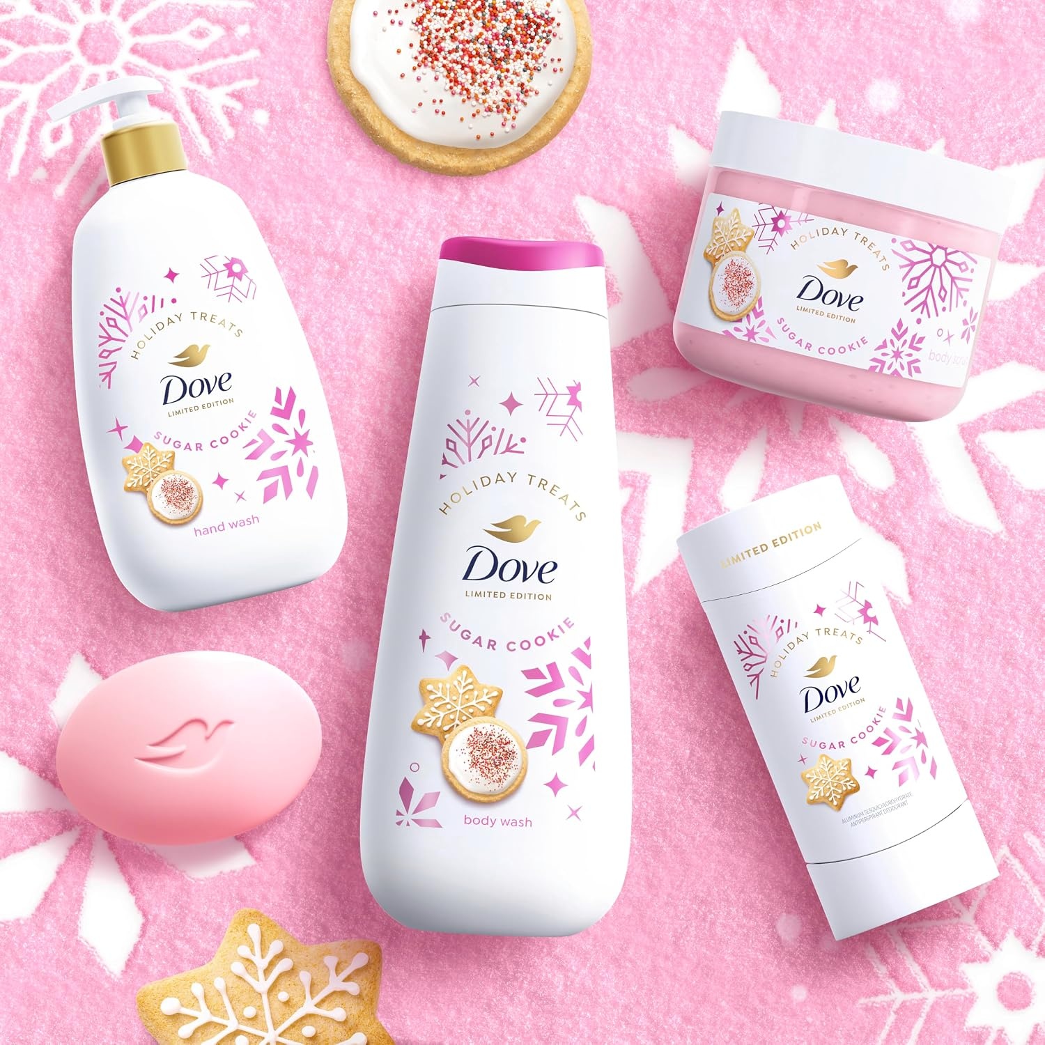 image:imageDove Limited Edition Holiday Treats Body Wash Sugar Cookie Sprinkle for Deep Nourishment 20 fl oz20 Fl Oz Pack of 1