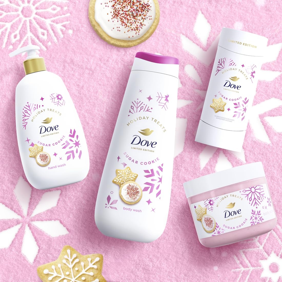 image:imageDove Limited Edition Holiday Treats Mixed 3 Count Sugar Cookie Sprinkle