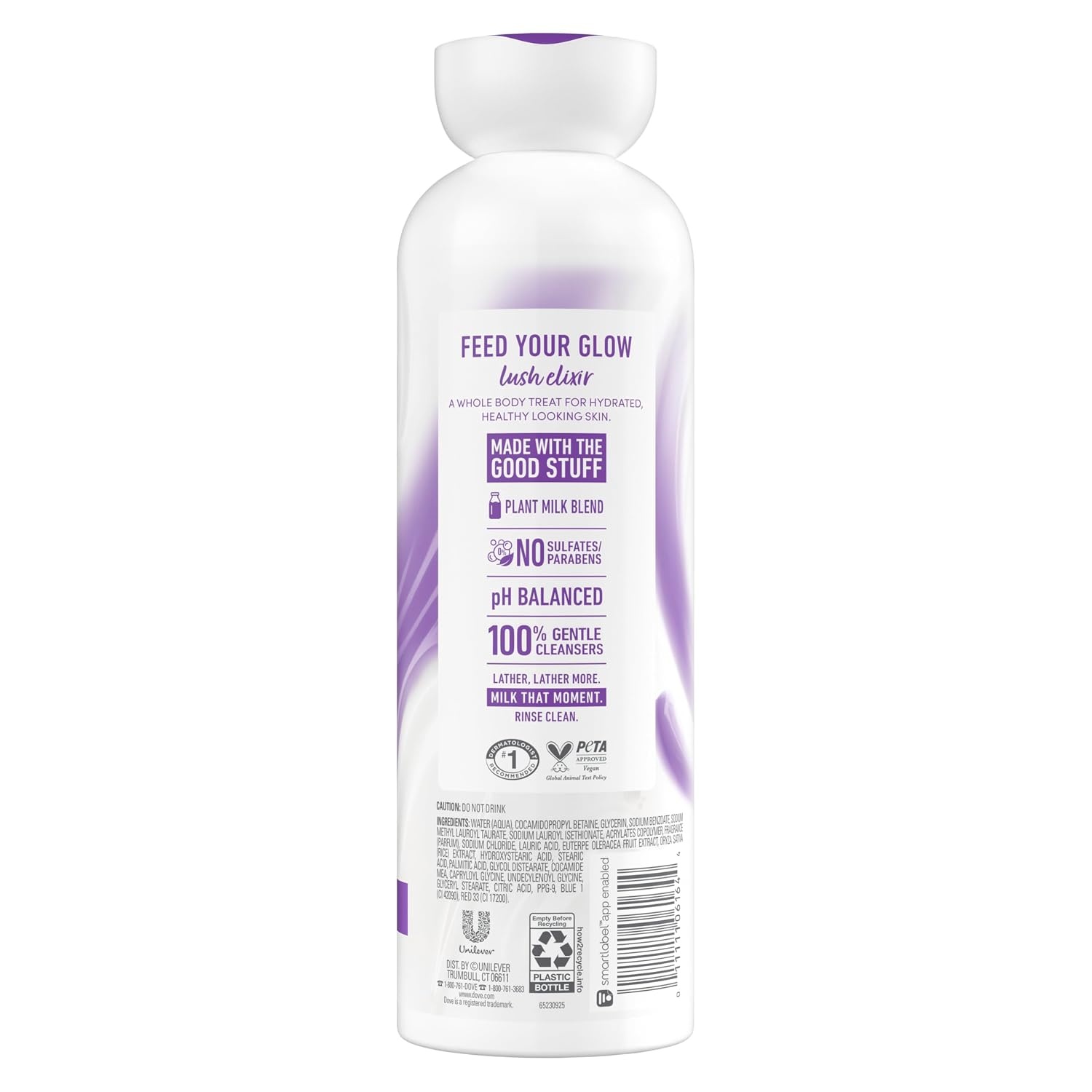 image:imageDove Plant Milk Cleansing Body Wash Acai amp Rice Milk For Women 175 fl oz