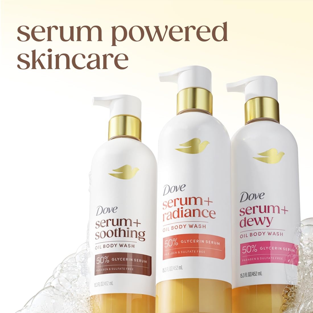 image:imageDove Serum Soothing Oil Body Wash Almond amp Oil Sandalwood 153 fl oz
